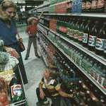 image for 1980, when glass bottles were the material of choice for soft drinks