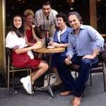image for 14yo Celine Dion sits across from future husband 39yo Rene Angélil in 1982