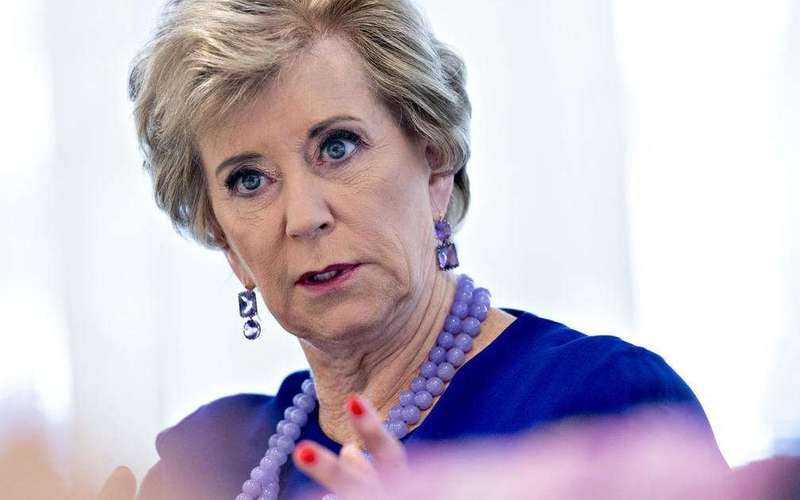 image for WWE sexual abuse lawsuit naming Trump education secretary pick Linda McMahon is paused