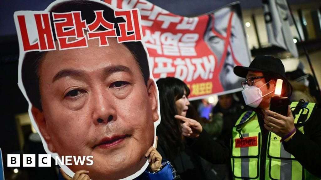 image for Travel ban for South Korea president Yoon after martial law attempt