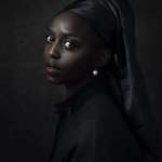 image for Black girl with pearl. Photo credits Jenny Boot