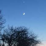 image for My son pointed out the great semicolon in the sky the other night.