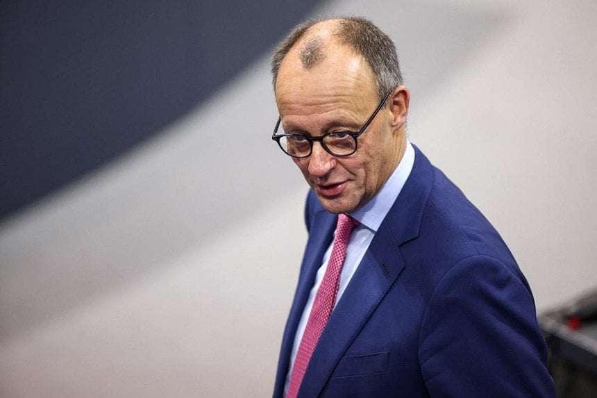 image for We'll stop making Ukraine fight one-handed, German opposition leader tells Zelenskiy