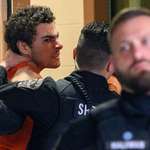 image for Luigi Mangione yelling as he arrives to the courthouse.