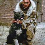 image for Gunnar Kaasen who delivered diphtheria antitoxin to Nome, Alaska, in 1925. He's shown holding Balto.