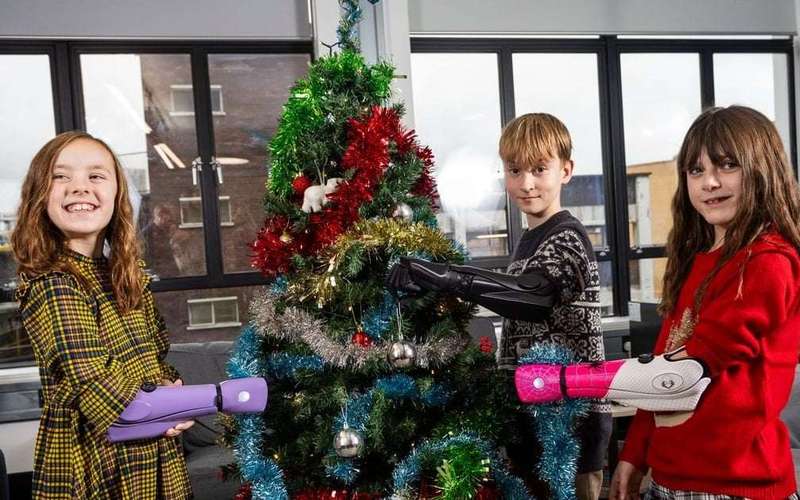 image for Three children receive 'best Christmas present in the world' - bionic arms
