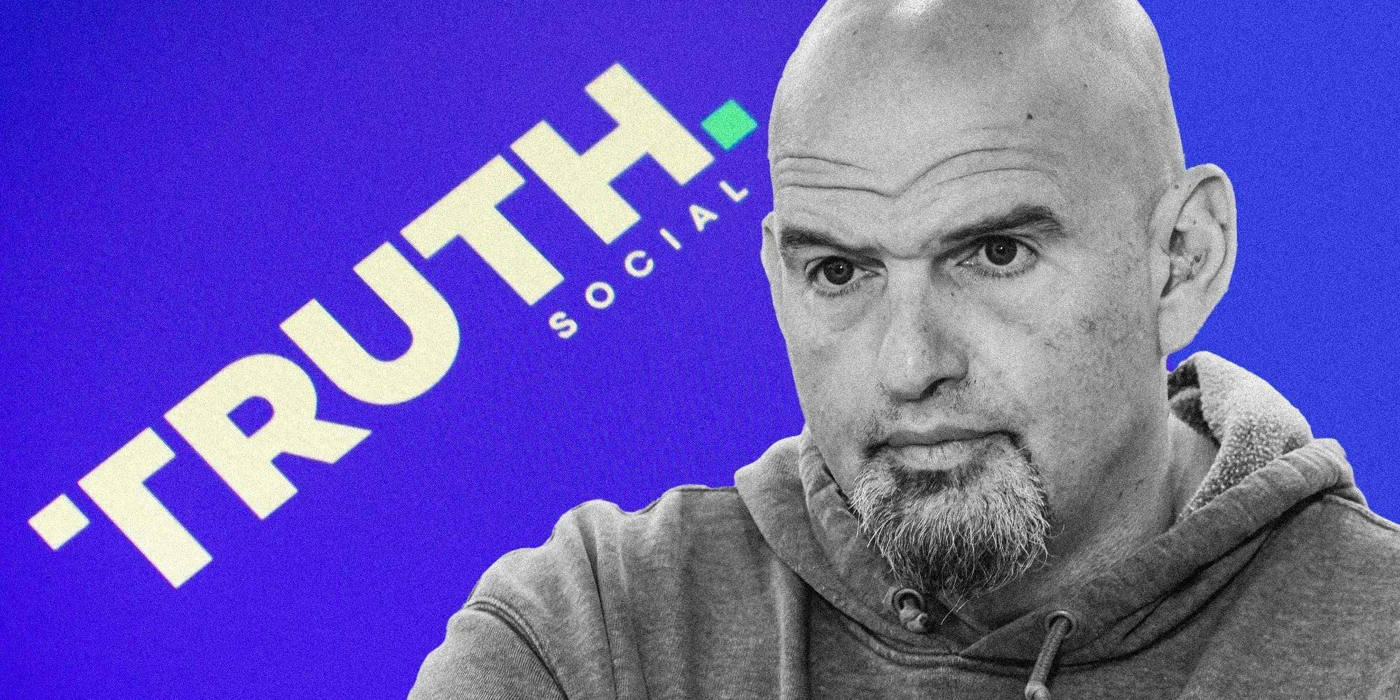image for John Fetterman calls for Trump pardon in Truth Social debut, cementing progressive pariah status