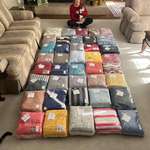 image for My mom crochets and donated 40 blankets this year.