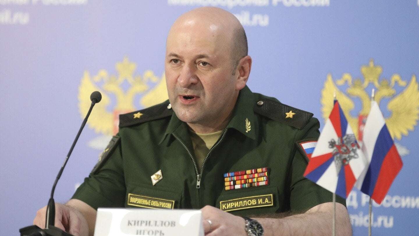 image for A top Russian general is killed in a Moscow bombing claimed by Ukraine