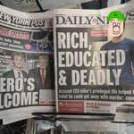 image for Two newspapers side by side. This is insanity.