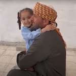 image for Khaled Nabhan reunited with his granddaughter Reem.