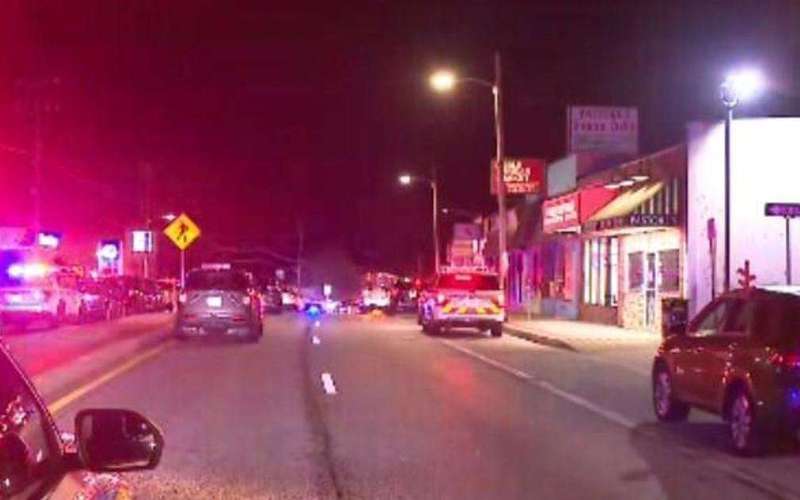 image for 1 killed, 9 injured after shooting, fiery crash in Baltimore suburb of Towson, police say