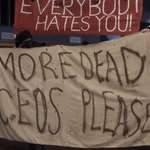 image for Protest outside Ziegfeld Ballroomn, NYC, Dece 17, 2024
