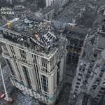 image for More than 1000 days putin kills innocent Ukrainians. This is business center today. People died.
