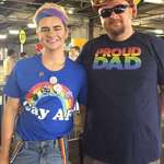 image for Proud dad with his teen son