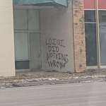 image for Saw on the wall of an abandoned building in Iowa