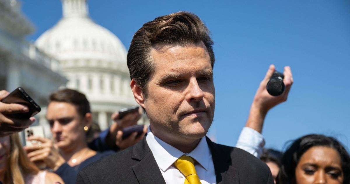image for Matt Gaetz ethics report says his drug use and sex with a minor violated state laws