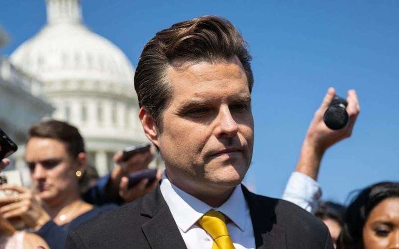 image for Matt Gaetz ethics report says his drug use and sex with a minor violated state laws