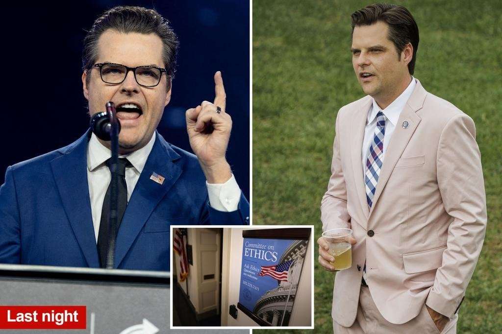 image for Matt Gaetz used illicit drugs while paying for sex with multiple women — including 17-year-old, ethics probe finds
