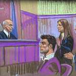 image for Courtroom drawing of Luigi Mangione