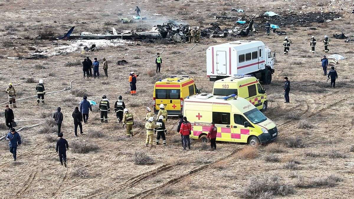 image for Russian air defence missile incident emerges as likely cause of Azerbaijan Airlines crash