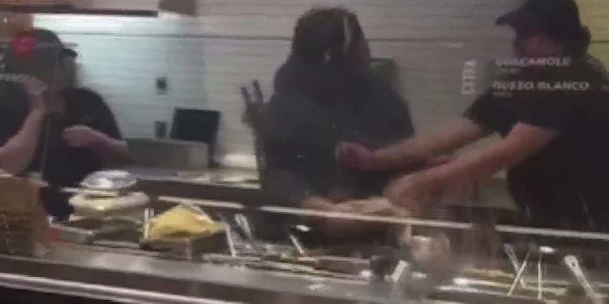 image for Video shows angry Chipotle customer attack employee over refund, makes own bowl behind counter