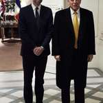 image for Prince William (191 cm) and Donald Trump (190 cm) in Paris for the re-opening of Notre Dame