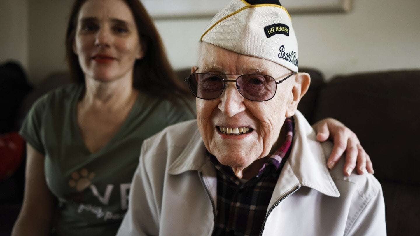 image for Warren Upton, the oldest living survivor of the attack on Pearl Harbor, dies at 105