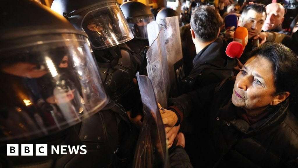 image for Georgia's pro-Western president Zourabichvili refuses to leave and prepares for showdown