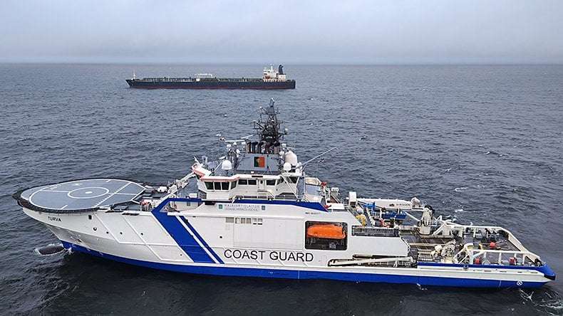 image for Russia-linked cable-cutting tanker seized by Finland ‘was loaded with spying equipment’
