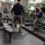 image for I was able to recreate the spider man meme using mirrors in a exercise room at a hotel.