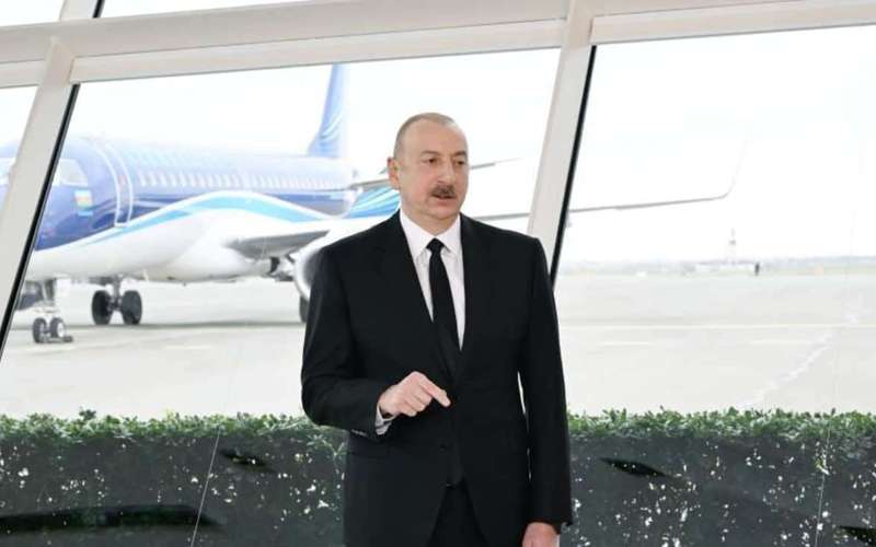 image for Azerbaijani president demands compensation and admission of guilt from Russia over downed plane