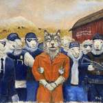 image for Old MacDonald Bought the Farm. Maybe the most ridiculous oil painting I’ve ever done.