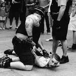 image for Got arrested 10 years ago sneaking into Lollapalooza. Friend randomly found this photo online.