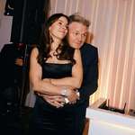 image for Gordon Ramsay with his wife Tana at their daughter's engagement party this week