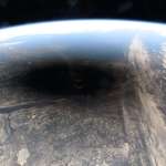 image for Total solar eclipse 2024 as seen from ISS