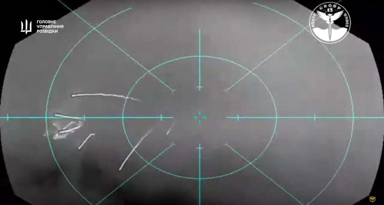 image for Ukraine downed 2 Russian helicopters in sea drone attack, HUR says