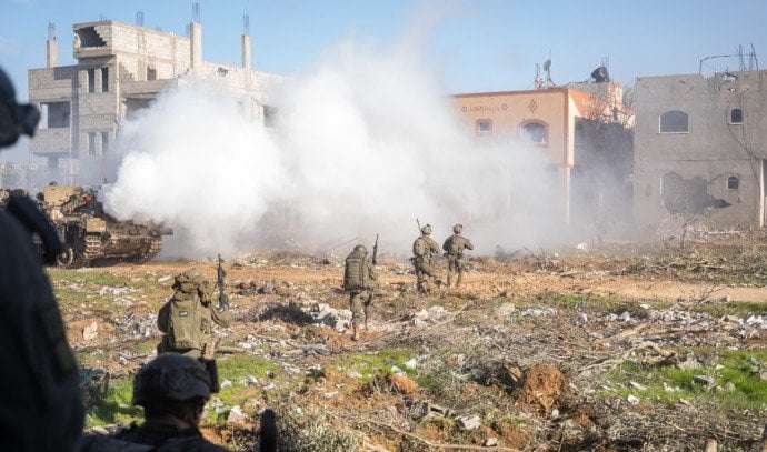 image for WATCH: IDF drones find Hamas weapons in school, RPG in child's room in Gaza Strip