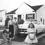 image for average American family in 1950's in Detroit Michigan, at a Ford workers wage