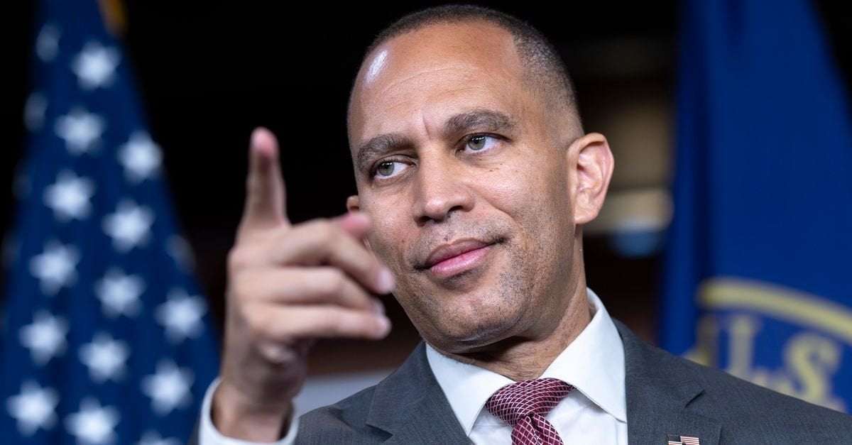 image for GOP Cheers Hakeem Jeffries For Saying Trump Won — Until He Notes Which Party Is Home To Election Deniers