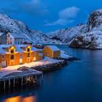 image for Where mountains meet the sea in Norway