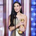 image for Demi Moore is a Golden Globe winner after 45 years of career