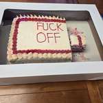 image for A friend of mine is transferring work locations after 10 years. This is his goodbye cake.