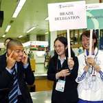 image for Ronaldo arriving for the 2002 World Cup