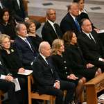 image for All Living U.S Presidents, First Ladies, and 3 Vice Presidents, seated together.