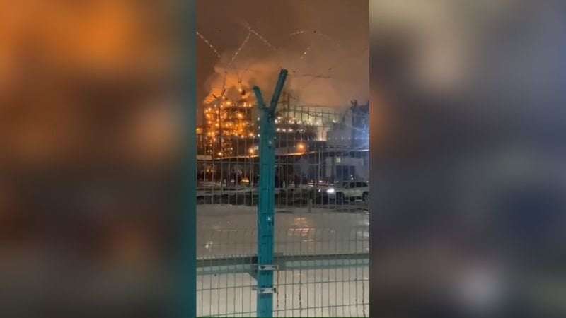 image for Ukraine says it has hit one of Russia’s largest oil refineries in a drone strike