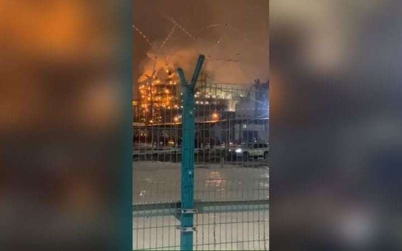 image for Ukraine says it has hit one of Russia’s largest oil refineries in a drone strike