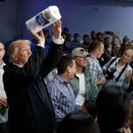 image for Trump tosses paper towels like a free throw contest to hurricane survivors in Puerto Rico