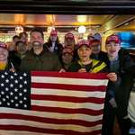 image for Homeless Greenlanders take a photo with Don Jr after he gave them a free hotel dinner