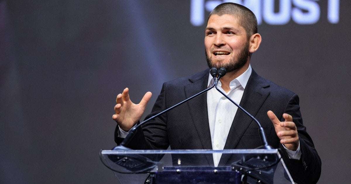 image for UFC champion Khabib Nurmagomedov removed from Frontier Airlines flight